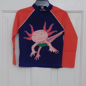 NWT Mini Boden Long Sleeve Sea Creature Rashguard sz 2-3 Years